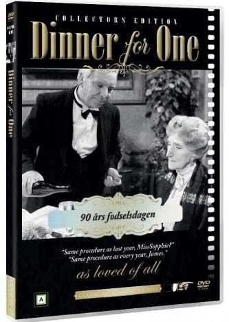 DINNER FOR ONE - 90 ÅRS FØDSELSDAGEN - NEW YEAR CLASSIC (DVD) in de groep HOME ELECTRONICS / Audio & Beeld / TV & Accessoires / Films / DVD bij TP E-commerce Nordic AB (D38955)