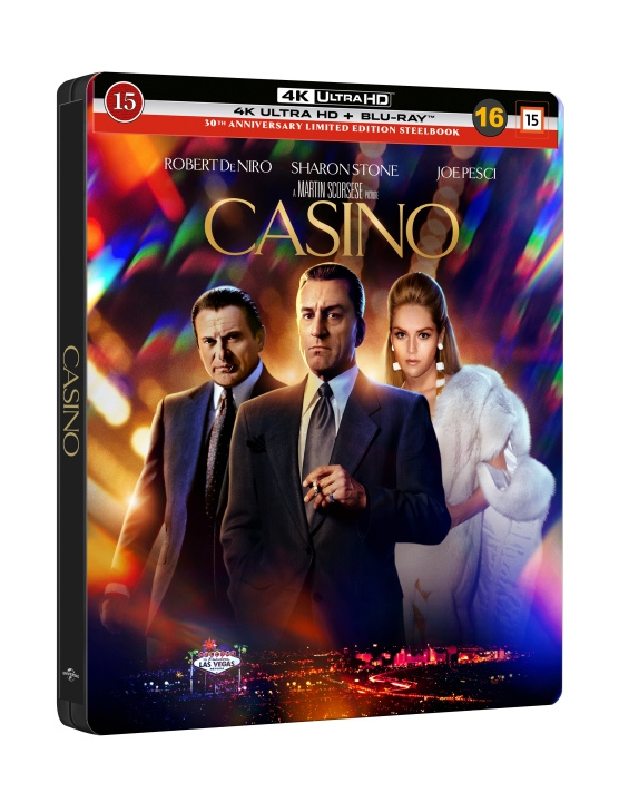 Casino - Steelbook (4K UHD + BD) in de groep HOME ELECTRONICS / Audio & Beeld / TV & Accessoires / Films / Blu-ray bij TP E-commerce Nordic AB (D38987)
