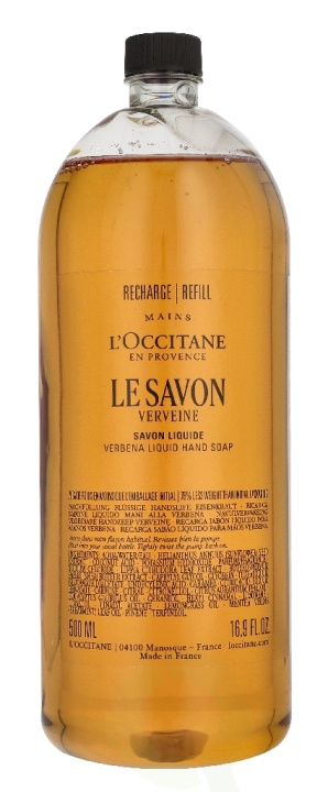 L\'Occitane Verbena Hands & Body Liquid Soap Refill 500 ml in de groep BEAUTY & HEALTH / Huidsverzorging / Lichaamsverzorging / Bad- en douchegels bij TP E-commerce Nordic AB (D39503)