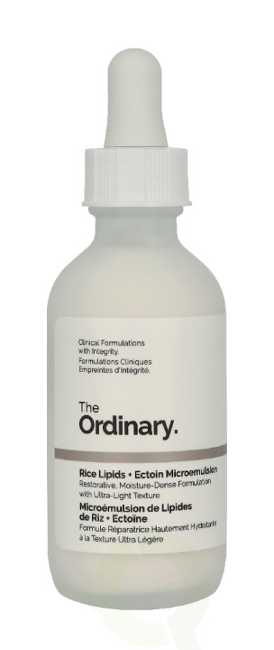 The Ordinary Rice Lipids + Ectoin Microemulsion Moisturizer 60 ml in de groep BEAUTY & HEALTH / Huidsverzorging / Gezicht / Huidserum bij TP E-commerce Nordic AB (D39509)