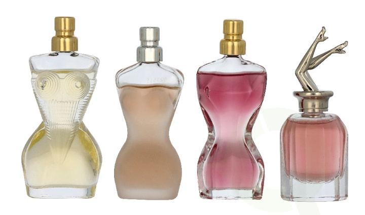 J.P. Gaultier Feminine Miniatures Set 24 ml 4x6ml - La Belle/Scandal/Classique/Divine Edp Spray in de groep BEAUTY & HEALTH / Geuren & Parfum / Parfum / Parfum voor haar bij TP E-commerce Nordic AB (D39535)