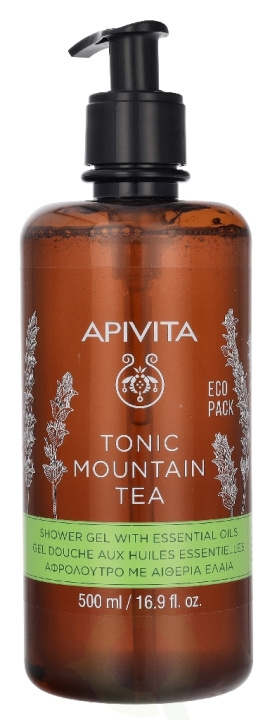 Apivita Tonic Mountain Tea Shower Gel 500 ml in de groep BEAUTY & HEALTH / Huidsverzorging / Lichaamsverzorging / Bad- en douchegels bij TP E-commerce Nordic AB (D39549)