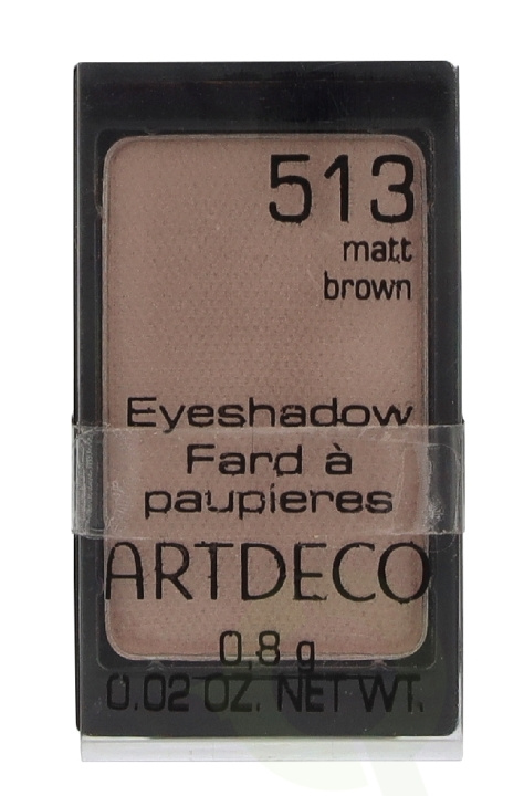 Artdeco Matt Eyeshadow 0.8 g #513 Matt Brown in de groep BEAUTY & HEALTH / Makeup / Ogen & Wenkbrauwen / Oogschaduw bij TP E-commerce Nordic AB (D39609)