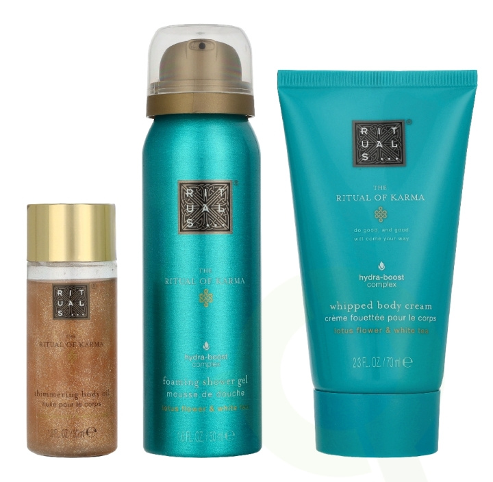Rituals Karma Easter Bunny Edition Giftset 150 ml Shower Mousse 50ml/Shimmering Oil 30ml/Whipped Cream 70ml in de groep BEAUTY & HEALTH / Cadeausets / Cadeausets voor haar bij TP E-commerce Nordic AB (D39612)