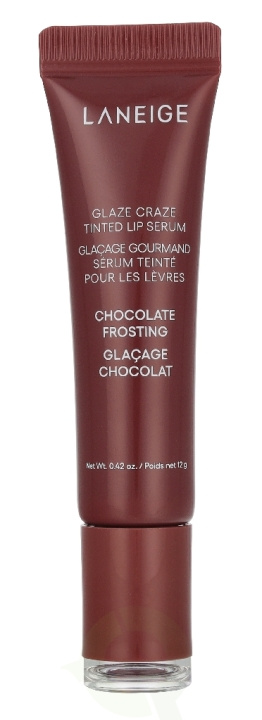 Laneige Glaze Craze Tinted Lip Serum 12 g Chocolate Frosting in de groep BEAUTY & HEALTH / Makeup / Lippen / Lippenbalsem bij TP E-commerce Nordic AB (D39660)