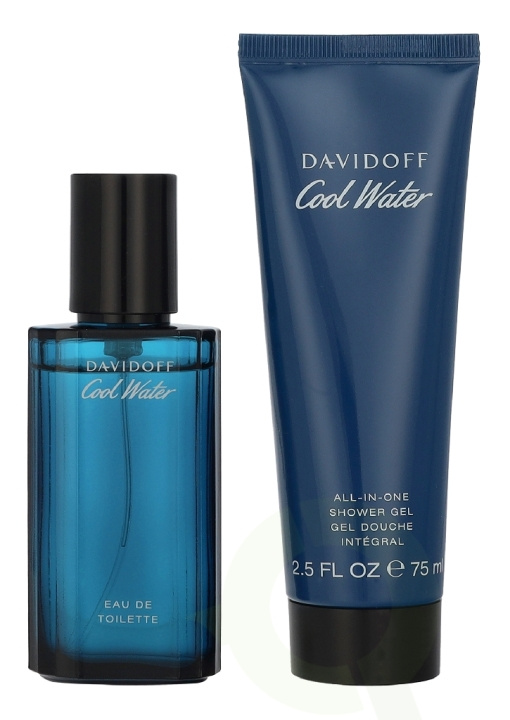 Davidoff Cool Water Man Giftset 115 ml Edt Spray 40ml/Shower Gel 75ml in de groep BEAUTY & HEALTH / Cadeausets / Cadeausets voor hem bij TP E-commerce Nordic AB (D39670)