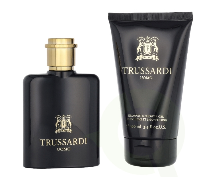 Trussardi Uomo Giftset 150 ml Edt Spray 50ml/Shampoo & Shower Gel 100ml in de groep BEAUTY & HEALTH / Geuren & Parfum / Parfum / Parfum voor hem bij TP E-commerce Nordic AB (D39685)