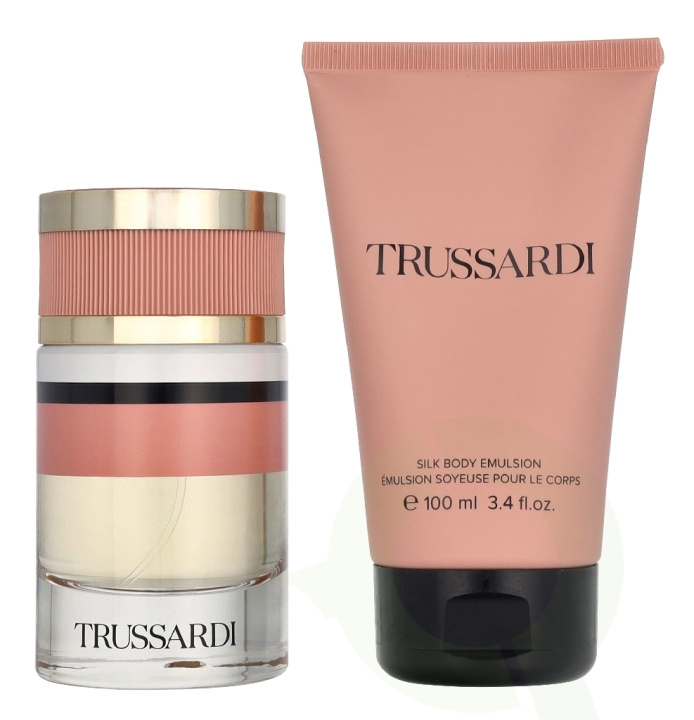 Trussardi By Trussardi Giftset 160 ml Edp Spray 60ml/Body Emulsion 100ml in de groep BEAUTY & HEALTH / Cadeausets / Cadeausets voor haar bij TP E-commerce Nordic AB (D39689)
