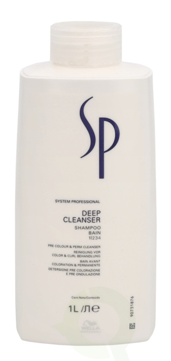 Wella SP - Deep Cleanser Shampoo 1000 ml Pre Colour & Perm Cleanser in de groep BEAUTY & HEALTH / Haar & Styling / Haarverzorging / Shampoo bij TP E-commerce Nordic AB (D39709)