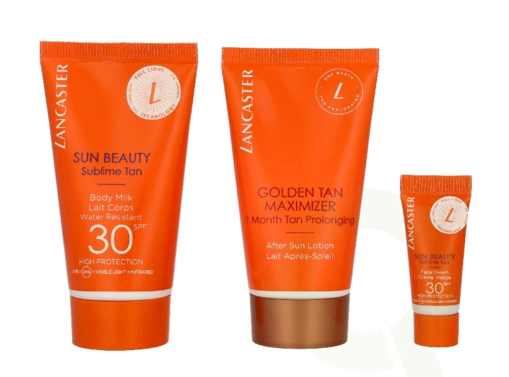 Lancaster My Sun Routine Set 103 ml Body Cream 50ml/After Sun Tan 50ml/Face Cream 3ml in de groep BEAUTY & HEALTH / Huidsverzorging / Zonnebank / Zonnebescherming bij TP E-commerce Nordic AB (D39716)