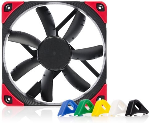 Noctua NF-S12A PWM chromax.blac.swap -behuizingsventilator, 120 mm Na meer in de groep COMPUTERS & RANDAPPARATUUR / Computeronderdelen / Koeling bij TP E-commerce Nordic AB (D39773)