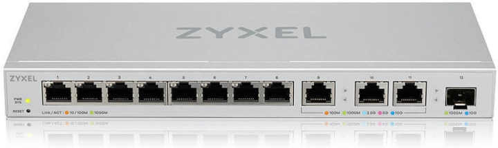 ZyXEL XGS1250-12 - 12-poorts switch in de groep COMPUTERS & RANDAPPARATUUR / Netwerk / Schakelaars bij TP E-commerce Nordic AB (D39776)