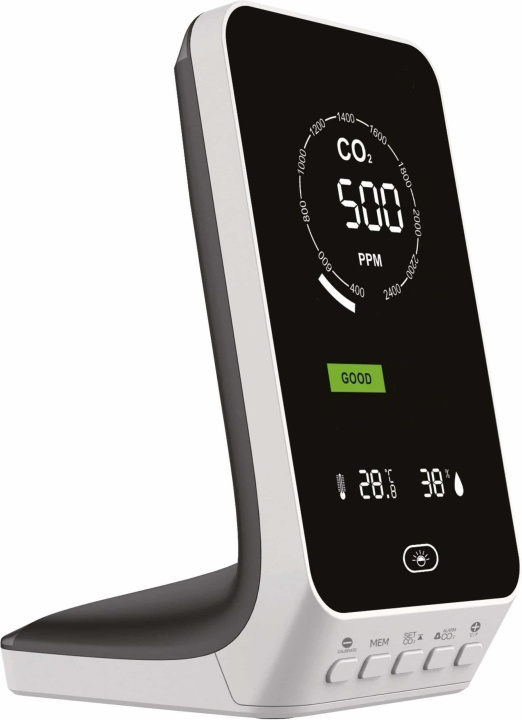 Suomen Lämpömittari 9065 - CO₂-meter met temperatuur- en vochtigheidsmeter in de groep HUISHOUDEN & TUIN / Smart home / Slimme huissystemen bij TP E-commerce Nordic AB (D39793)
