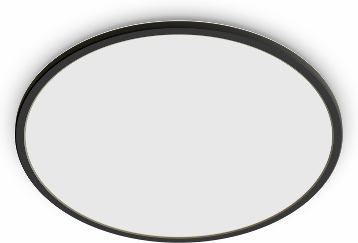 Philips Superslim CL550 plafondlamp, rond, zwart, 1900 lm, 2700K in de groep HOME ELECTRONICS / Verlichting / Plafondverlichting bij TP E-commerce Nordic AB (D39797)