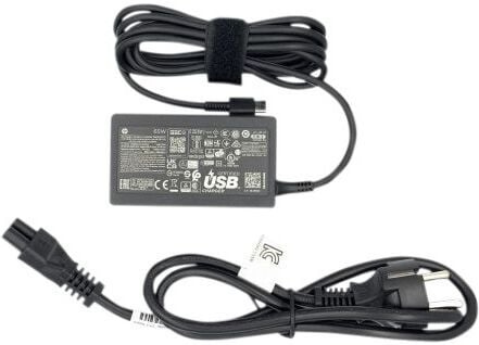 HP HP 65W USB-C-laptoplader (1P3K6AA) in de groep COMPUTERS & RANDAPPARATUUR / Laptops & accessoires / Computeroplader bij TP E-commerce Nordic AB (D39857)