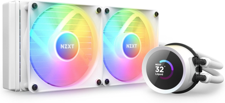 NZXT Kraken 240 RGB - vloeistofkoelsysteem, wit in de groep COMPUTERS & RANDAPPARATUUR / Computeronderdelen / Koeling bij TP E-commerce Nordic AB (D39871)