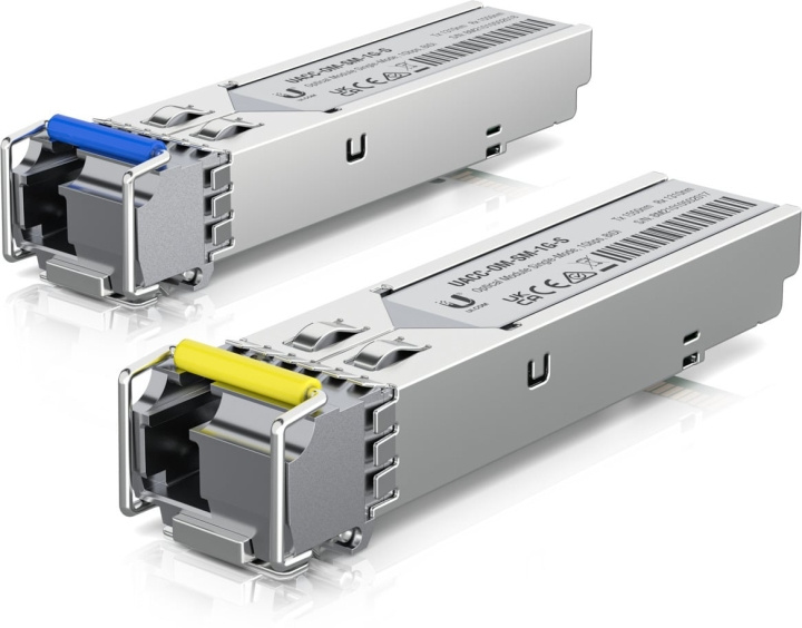 Ubiquiti SFP Single-Mode-module, paar, 2-pack in de groep COMPUTERS & RANDAPPARATUUR / Netwerk bij TP E-commerce Nordic AB (D39892)