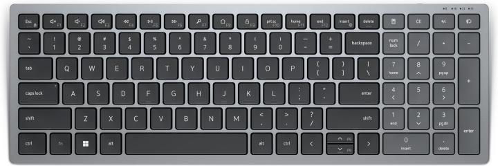 Dell Compact Multi-Device Wireless Keyboard KB740 - draadloos toetsenbord, grijs in de groep COMPUTERS & RANDAPPARATUUR / Muizen en toetsenborden / Toetsenborden bij TP E-commerce Nordic AB (D39924)