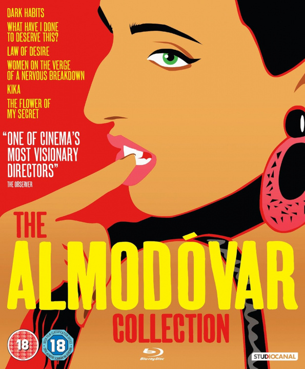 ALMODOVAR COMPLETE COLLECTION - 12 DVD BOX SET in de groep HOME ELECTRONICS / Audio & Beeld / TV & Accessoires / Films / DVD bij TP E-commerce Nordic AB (D40080)