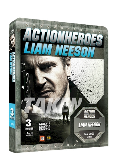 Liam Neeson - Action Heroes Steelbook - Blu-Ray - Ltd. Collectors Edition in de groep HOME ELECTRONICS / Audio & Beeld / TV & Accessoires / Films / Blu-ray bij TP E-commerce Nordic AB (D40114)