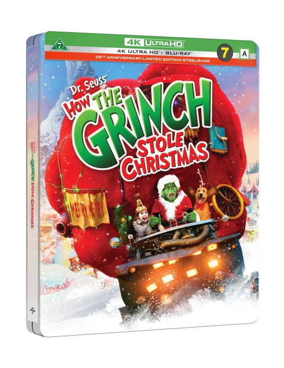 How The Grinch Stole The Christmas - Steelbook (Blu-ray) in de groep HOME ELECTRONICS / Audio & Beeld / TV & Accessoires / Films / Blu-ray bij TP E-commerce Nordic AB (D40151)