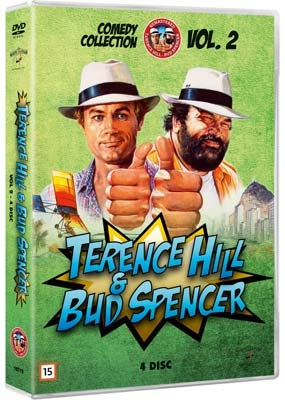 BUD SPENCER & TERENCE HILL COMEDY COLLECTION (4 DVD BOXSET) TRINITY in de groep HOME ELECTRONICS / Audio & Beeld / TV & Accessoires / Films / DVD bij TP E-commerce Nordic AB (D40224)