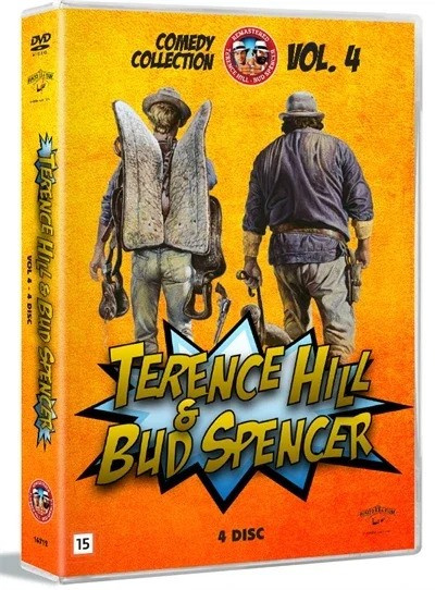BUD SPENCER & TERENCE HILL COMEDY COLLECTION (4 DVD BOXSET) TRINITY in de groep HOME ELECTRONICS / Audio & Beeld / TV & Accessoires / Films / DVD bij TP E-commerce Nordic AB (D40225)
