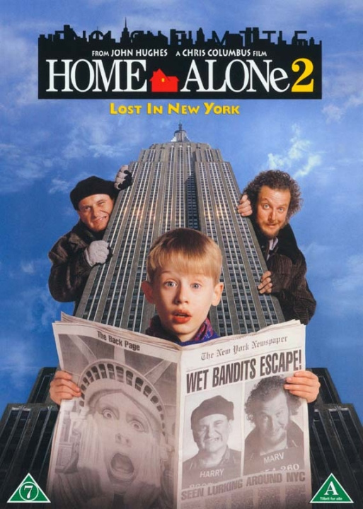 Home Alone 2: Lost in New York - Alene Hjemme 2 (DVD) in de groep HOME ELECTRONICS / Audio & Beeld / TV & Accessoires / Films / DVD bij TP E-commerce Nordic AB (D40335)