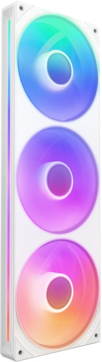 NZXT F360 RGB CORE-ventilator, 3 * 120 mm, wit Het in de groep COMPUTERS & RANDAPPARATUUR / Computeronderdelen / Koeling bij TP E-commerce Nordic AB (D40405)