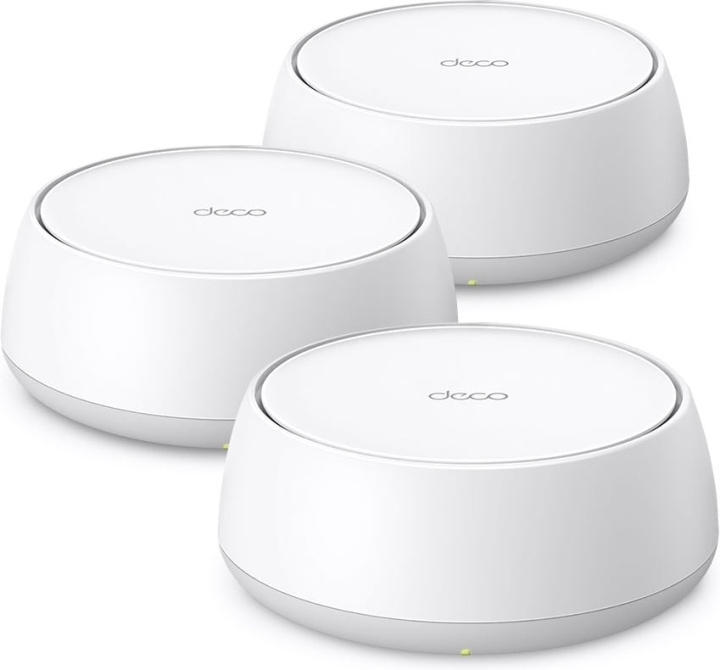 TP-Link Deco BE25 Dual-Band WiFi 7 Mesh-systeem, 3-pack Het snelle Deco BE25 Dual-Band in de groep COMPUTERS & RANDAPPARATUUR / Netwerk / Mesh netwerk bij TP E-commerce Nordic AB (D40422)