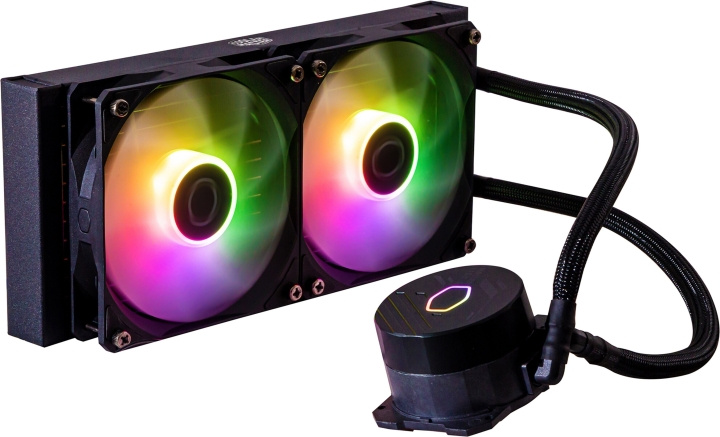 Cooler Master MasterLiquid 240L Core ARGB - vloeistofkoelsysteem, zwart in de groep COMPUTERS & RANDAPPARATUUR / Computeronderdelen / Koeling bij TP E-commerce Nordic AB (D40475)