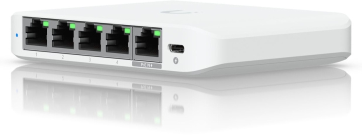 Ubiquiti UniFi USW-Flex Mini 2,5G 5-poorts switch in de groep COMPUTERS & RANDAPPARATUUR / Netwerk / Schakelaars bij TP E-commerce Nordic AB (D40480)