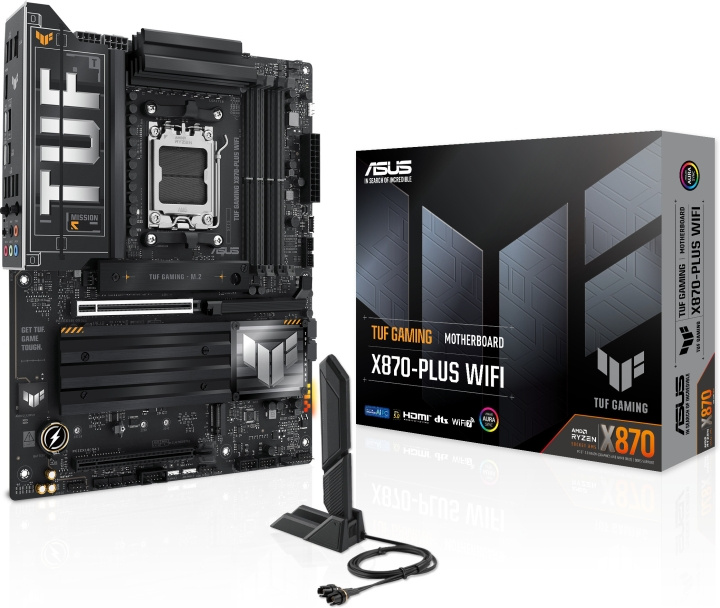 ASUS TUF GAMING X870-PLUS WIFI ATX-moederbord in de groep COMPUTERS & RANDAPPARATUUR / Computeronderdelen / Moederbord bij TP E-commerce Nordic AB (D40484)
