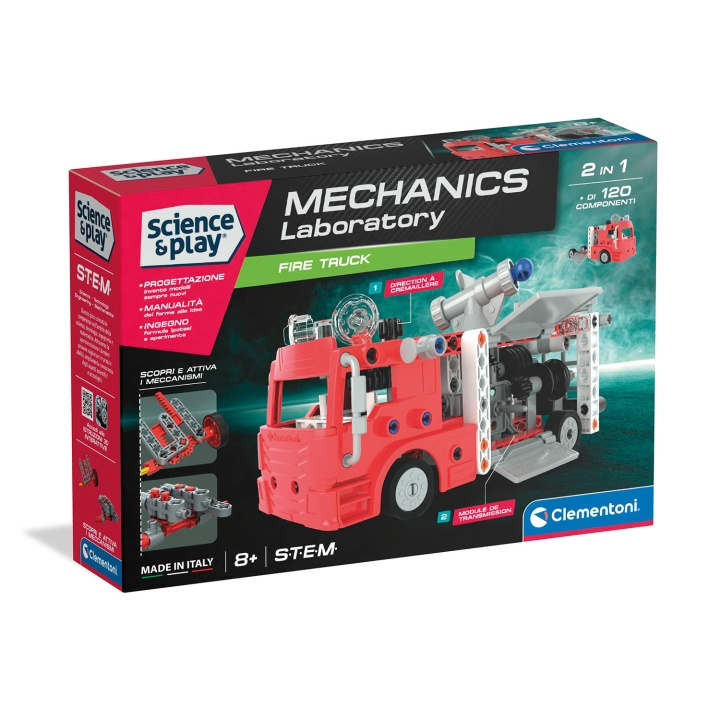 Clementoni Leksak Science And Play Mechanics Fire Truck in de groep SPEELGOED, KINDER- & BABYPRODUCTEN / Speelgoed / Speelgoedauto\'s bij TP E-commerce Nordic AB (D40524)