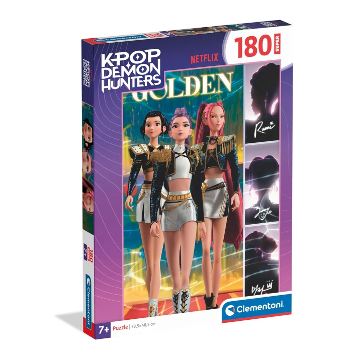 KPOP DEAMON HUNTERS Pussel 180 Pcs KPOP Demon Hunters SUPER in de groep SPORT, VRIJE TIJD & HOBBY / Hobby / Puzzel bij TP E-commerce Nordic AB (D40540)