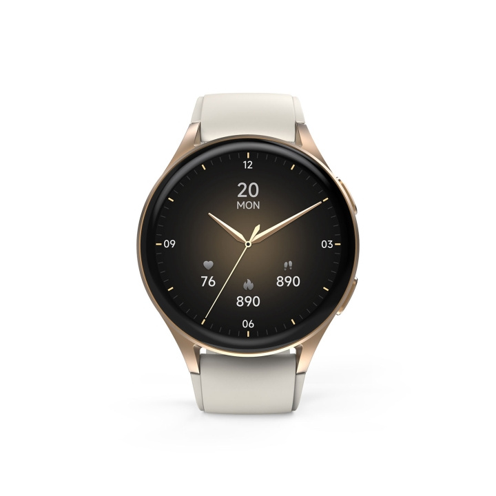 Hama Smartklocka 8900 Guld Beige in de groep SPORT, VRIJE TIJD & HOBBY / Smartwatch & Activiteitsmeters / Smartwatches bij TP E-commerce Nordic AB (D40562)