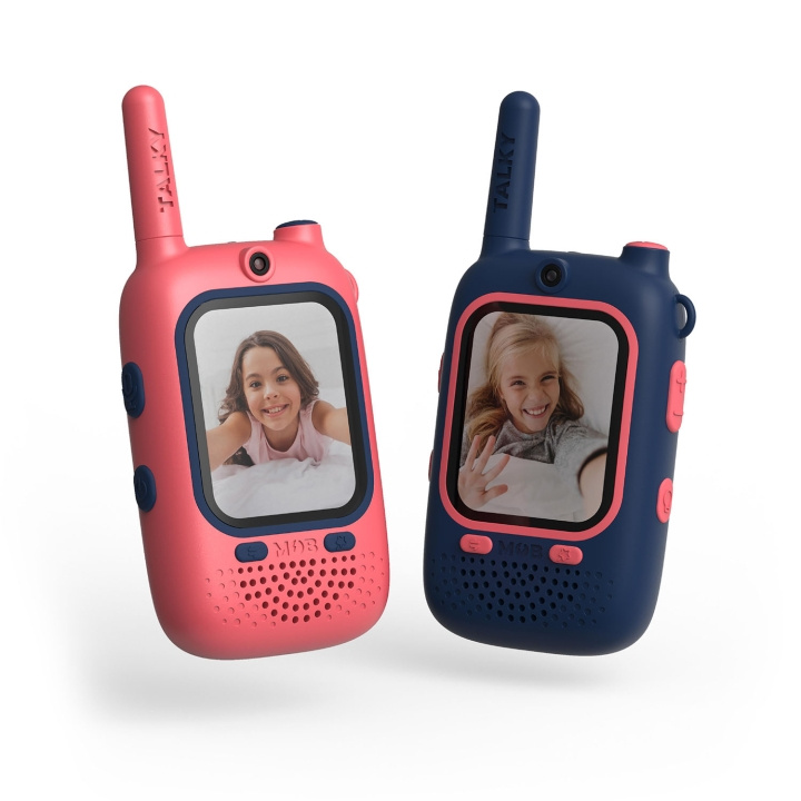 Mobility On Board Walkie Talkie Video Talky Cutie Blå och Rosa in de groep SPORT, VRIJE TIJD & HOBBY / Buitenrecreatie / Walkietalkies bij TP E-commerce Nordic AB (D40591)