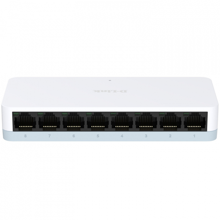D-Link DES-1008C/E 8-Port Fast Ethernet Switch in de groep COMPUTERS & RANDAPPARATUUR / Netwerk / Schakelaars bij TP E-commerce Nordic AB (D40666)