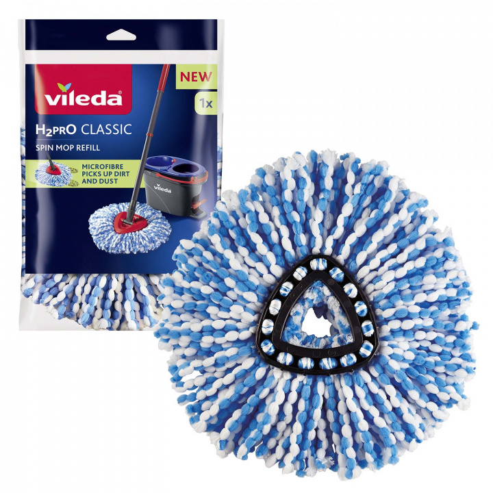 Vileda Refill Classic spin mopp H2PRO in de groep HUISHOUDEN & TUIN / Schoonmaakproducten / Overige schoonmaakaccessoires bij TP E-commerce Nordic AB (D40679)