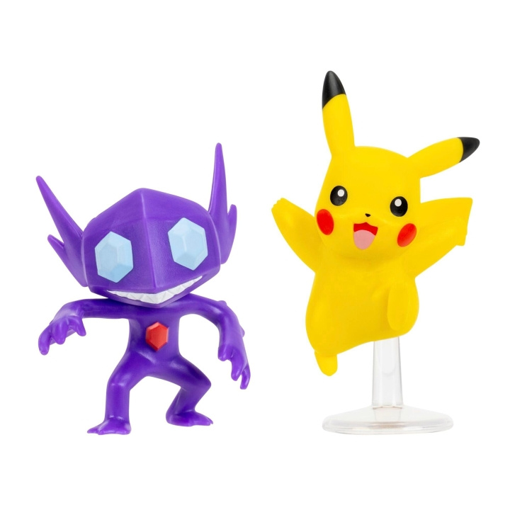 Pokémon Gevechtsfiguren 2-pack - Sableye & Pikachu (PKW4062) in de groep SPEELGOED, KINDER- & BABYPRODUCTEN / Speelgoed / Figuren, Miniaturen & accessoires bij TP E-commerce Nordic AB (D40717)