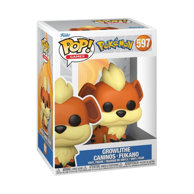 Funko Pop! Pokémon Growlithe (74229) in de groep SPEELGOED, KINDER- & BABYPRODUCTEN / Speelgoed / Figuren, Miniaturen & accessoires bij TP E-commerce Nordic AB (D40722)
