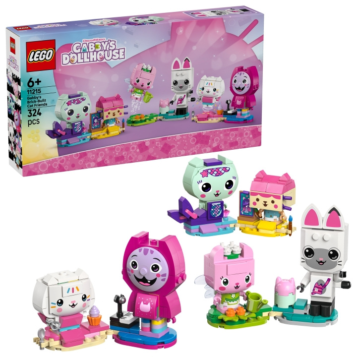 LEGO Gabby\'s poppenhuis - Gabby\'s kattenvriendjes van bouwstenen (11215) in de groep SPEELGOED, KINDER- & BABYPRODUCTEN / Speelgoed / Bouwspeelgoed / Lego bij TP E-commerce Nordic AB (D40734)