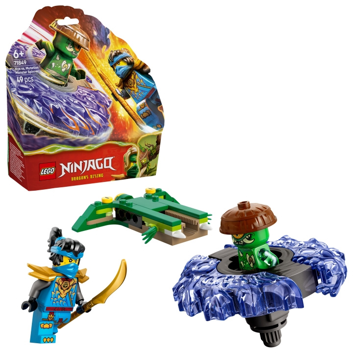 LEGO Ninjago - Nya vs. Mutation Monster Spinner (71849) in de groep SPEELGOED, KINDER- & BABYPRODUCTEN / Speelgoed / Bouwspeelgoed / Lego bij TP E-commerce Nordic AB (D40740)