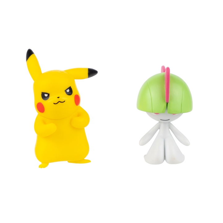 Pokémon Gevechtsfiguren 2-pack - Ralts & Pikachu (PKW4059) in de groep SPEELGOED, KINDER- & BABYPRODUCTEN / Speelgoed / Figuren, Miniaturen & accessoires bij TP E-commerce Nordic AB (D40745)