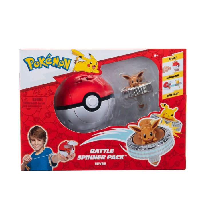 Pokémon Battle Spinner Eevee (PKW4399) in de groep SPEELGOED, KINDER- & BABYPRODUCTEN / Speelgoed / Figuren, Miniaturen & accessoires bij TP E-commerce Nordic AB (D40750)