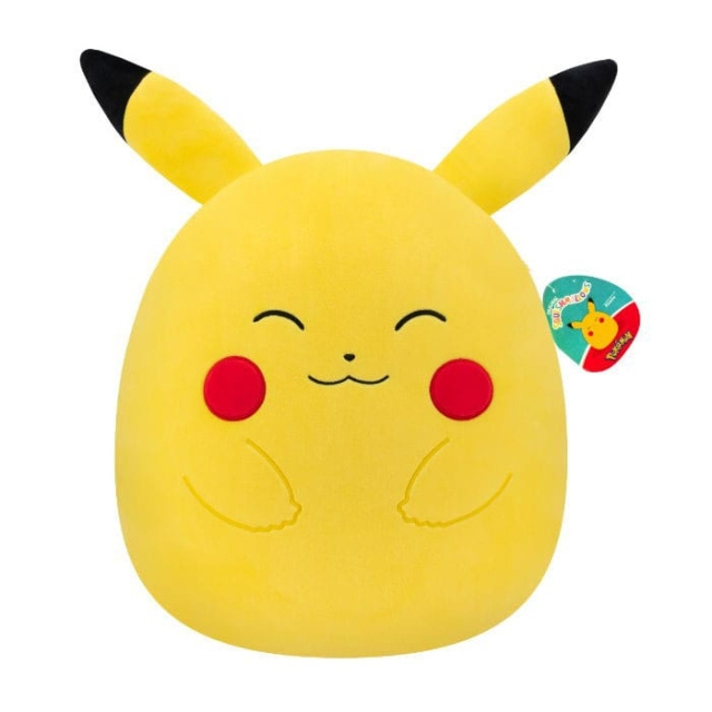 Squishmallows 35 cm Pokémon Happy Pikachu (SQPK00067) in de groep SPEELGOED, KINDER- & BABYPRODUCTEN / Babyspeelgoed / Knuffels bij TP E-commerce Nordic AB (D40752)