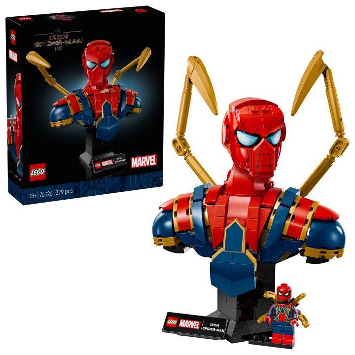 LEGO Superhelden - Iron Spider-Man-buste (76326) in de groep SPEELGOED, KINDER- & BABYPRODUCTEN / Speelgoed / Bouwspeelgoed / Lego bij TP E-commerce Nordic AB (D40756)