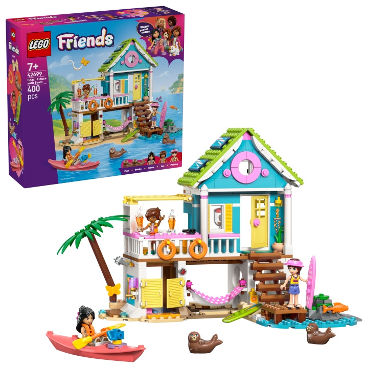 LEGO LEGO Friends - Strandhuis met zeehonden (42699) in de groep SPEELGOED, KINDER- & BABYPRODUCTEN / Speelgoed / Bouwspeelgoed / Lego bij TP E-commerce Nordic AB (D40758)