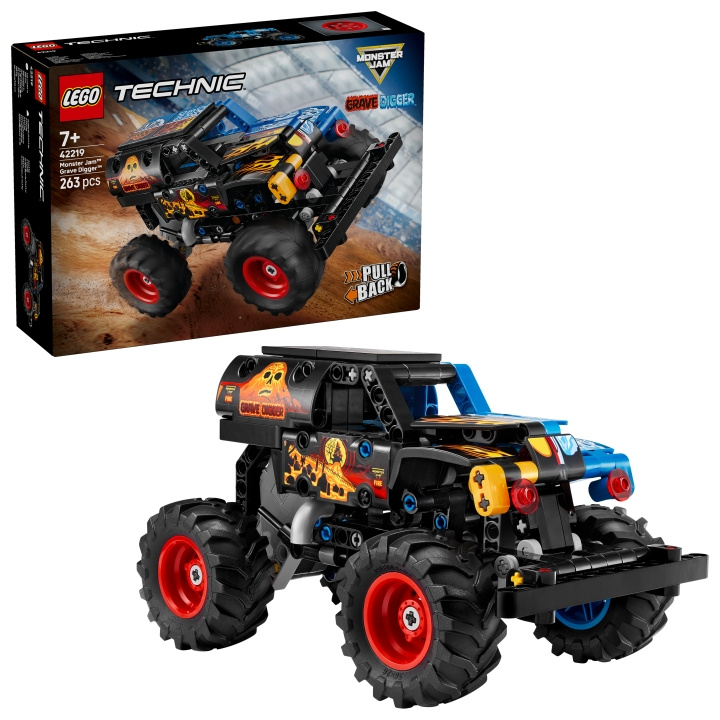 LEGO Technic - Monster Jam™ Grave Digger™ Fire and Ice (42219) in de groep SPEELGOED, KINDER- & BABYPRODUCTEN / Speelgoed / Bouwspeelgoed / Lego bij TP E-commerce Nordic AB (D40796)