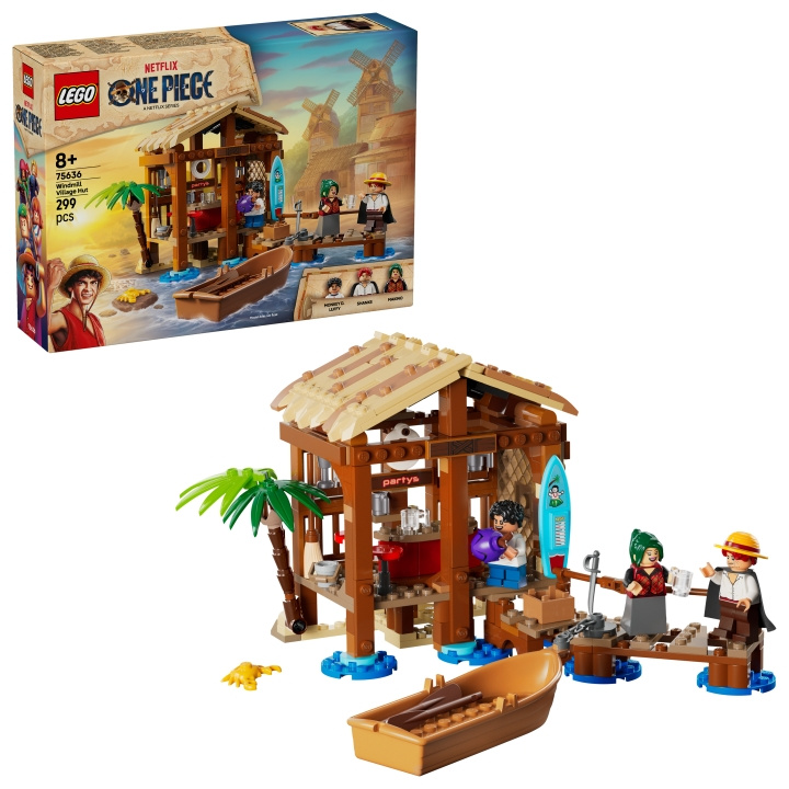 LEGO ONE PIECE - Windmolen Dorpshut (75636) in de groep SPEELGOED, KINDER- & BABYPRODUCTEN / Speelgoed / Bouwspeelgoed / Lego bij TP E-commerce Nordic AB (D40798)